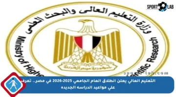 التعليم العالي يعلن انطلاق العام الجامعي 2025-2026 في مصر.. تعرف على مواعيد الدراسة الجديدة